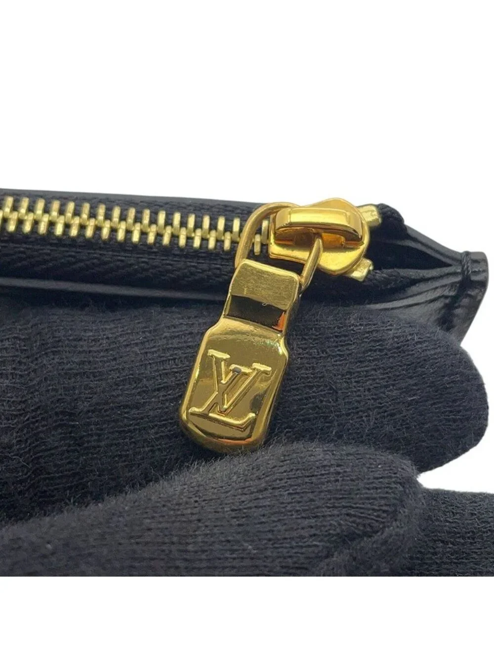 Louis Vuitton Wallet Monogram Reverse Slim Purse Black